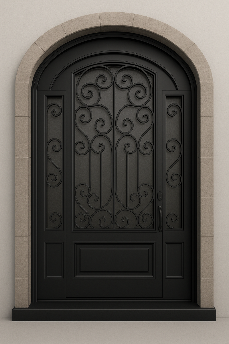 Ferforje demir kapı