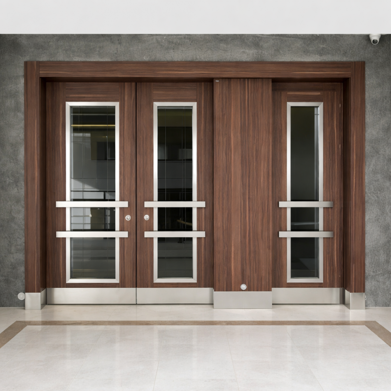 D-523 Apartman giriş kapısı