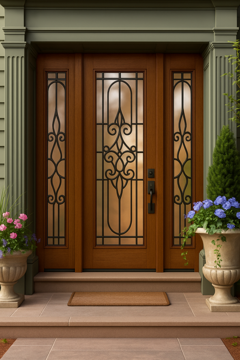 Ferforje bina giriş kapıları