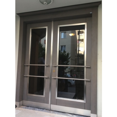 Çift kanatlı apartman çıkış kapıları D-538