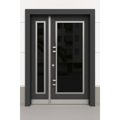 Kompakt laminant kapıları, kapı aksesuarları D-506