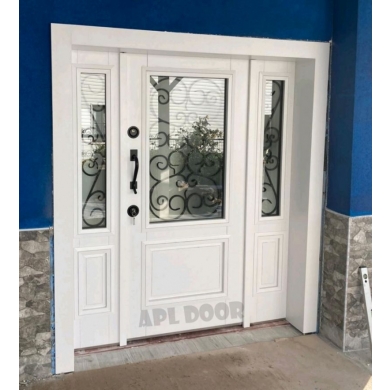 Opak beyaz kapılar, Ferforjeli fiyatı D-533